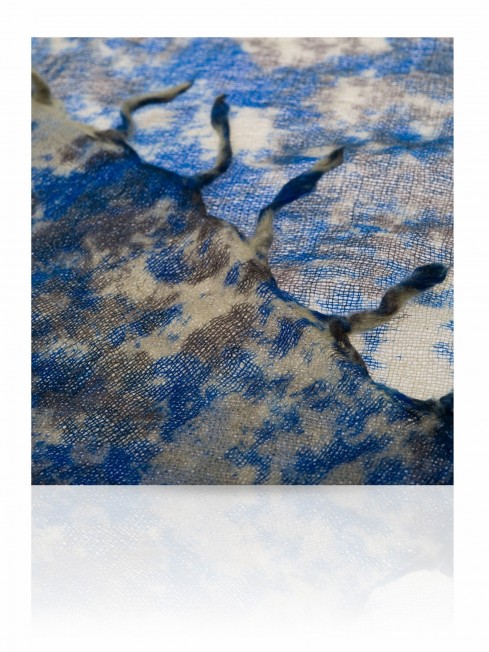Палантин Женский W-VINTAGE.FLORAL/BLUE